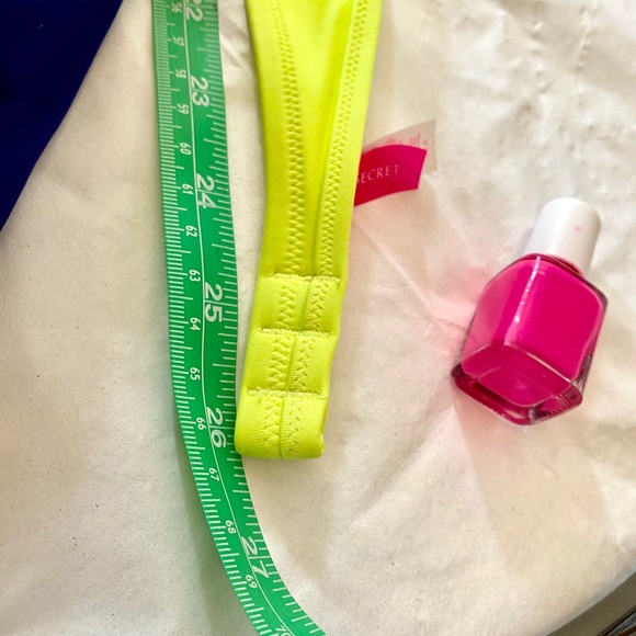 PINK Neon Bikini top, Lime Ricki Skirt Suit Bottom - Picture 4 of 8